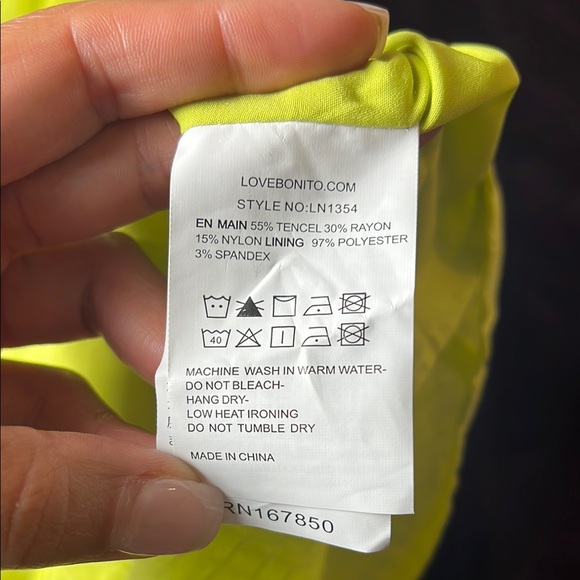 Love, Bonito Square Neck Puff Sleeve Midi dress - Picture 8 of 12